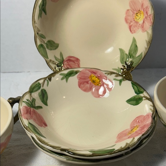 Desert Rose set of 3 cups and 3 bowls Replacements